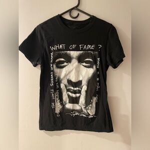Tupac Black Graphic Tee men’s size small